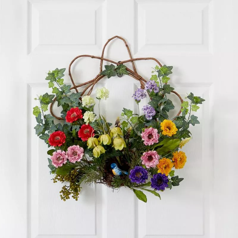 22 Spring Floral Wreath