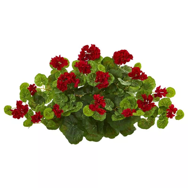 24-geranium-artificial-ledge-plant 24 Geranium Artificial Ledge Plant