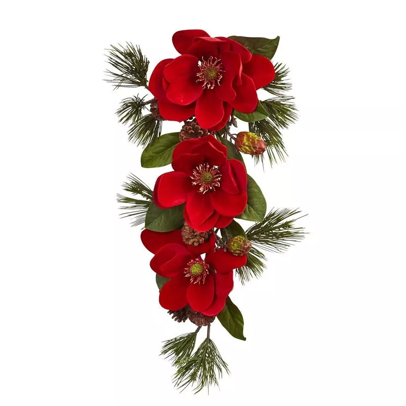 26-red-magnolia-pine-tear-drop 26 Red Magnolia & Pine Tear Drop