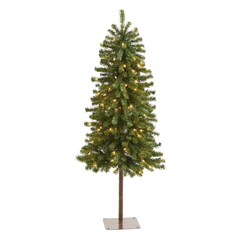 4-alpine-artificial-christmas-tree-with-100-lights-260-bendable-branches 4′ Alpine Artificial Christmas Tree with 100 Lights and 260 Bendable Branches