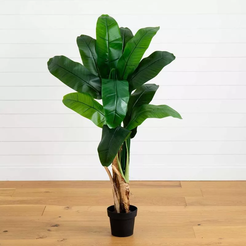 4-double-stalk-banana-artificial-tree 4 Double Stalk Banana Artificial Tree