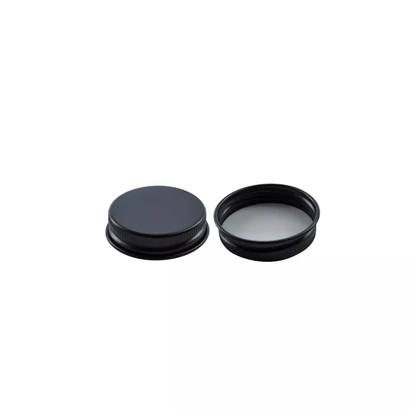 41-400 Black Aluminum Lid With PE Liner Black