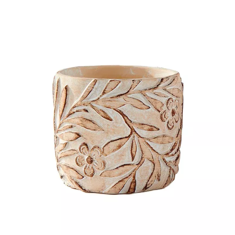 4in-grey-flower-pot 4in Grey Flower Pot
