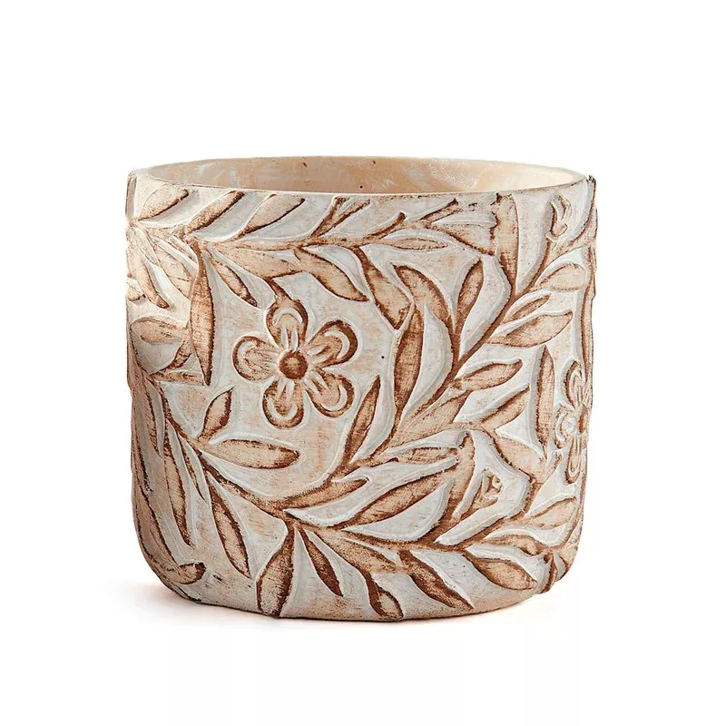 5-5in-grey-flower-pot 5.5in Grey Flower Pot
