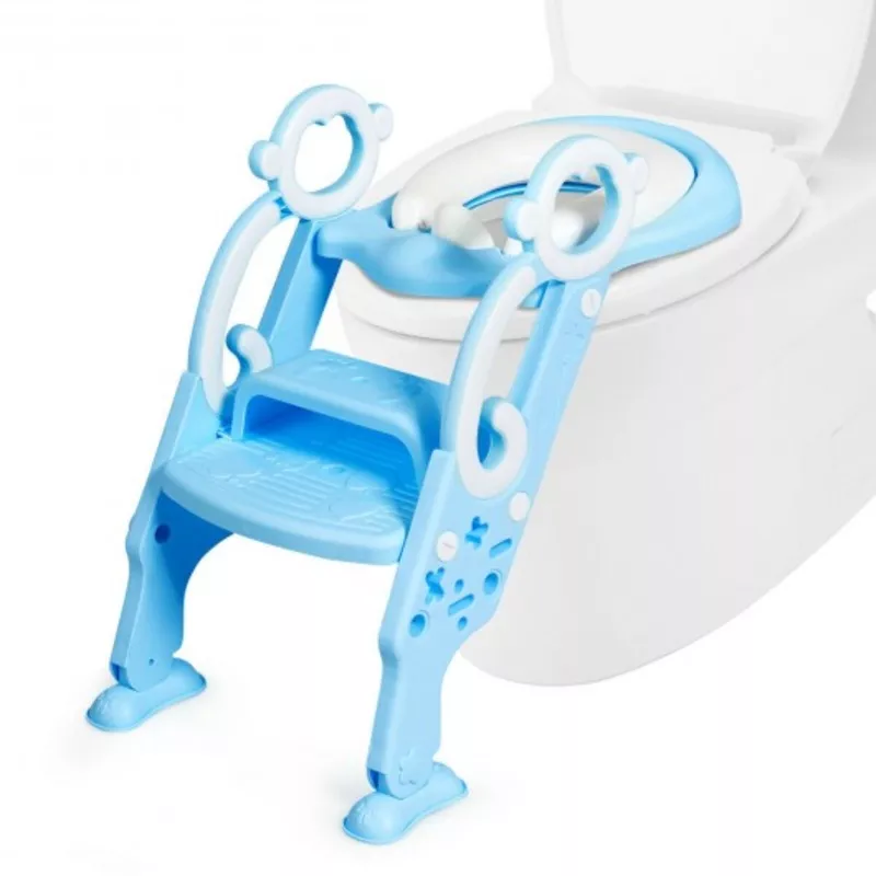 adjustable-foldable-toddler-toilet-training-seat-chair-blue Adjustable Foldable Toddler Toilet Training Seat Chair-Blue