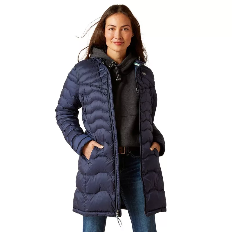 ariat-ladies-ideal-down-coat-navy Ariat Ladies Ideal Down Coat Navy