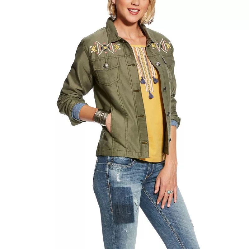 ariat-lulu-jacket-burnt-olive Ariat Lulu Jacket Burnt Olive
