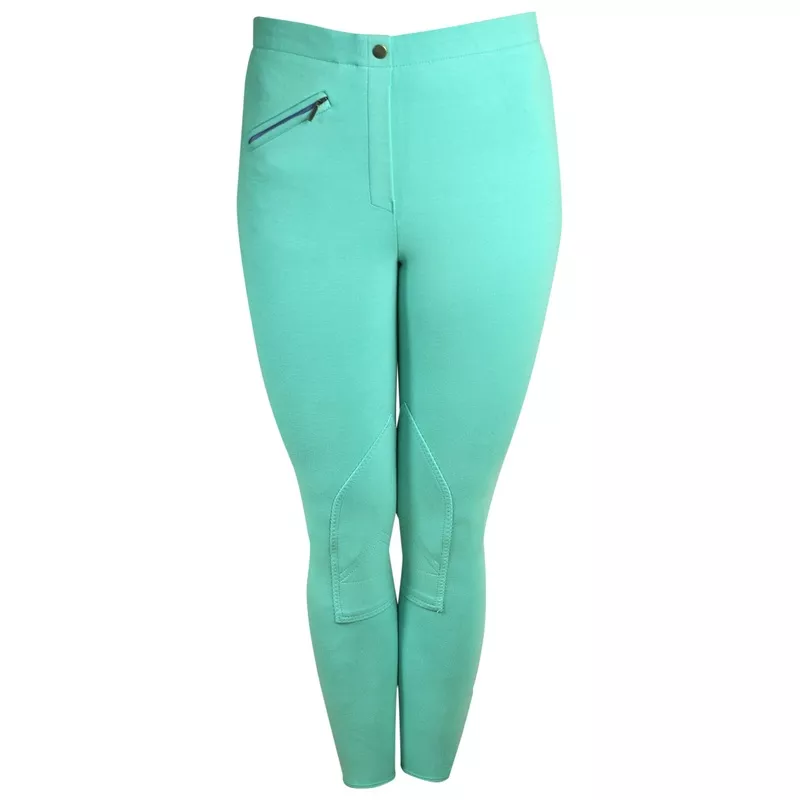 ashley-ladies-pull-on-breech-light-green Ashley Ladies Pull-On Breech Light Green
