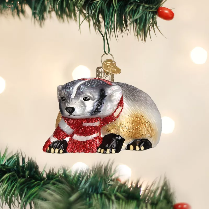 badger-ornament Badger Ornament