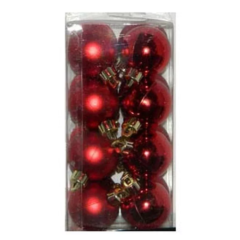 ball-ornament-red-35mm-multipack-16pc Ball Ornament Red 35mm Multipack 16pc