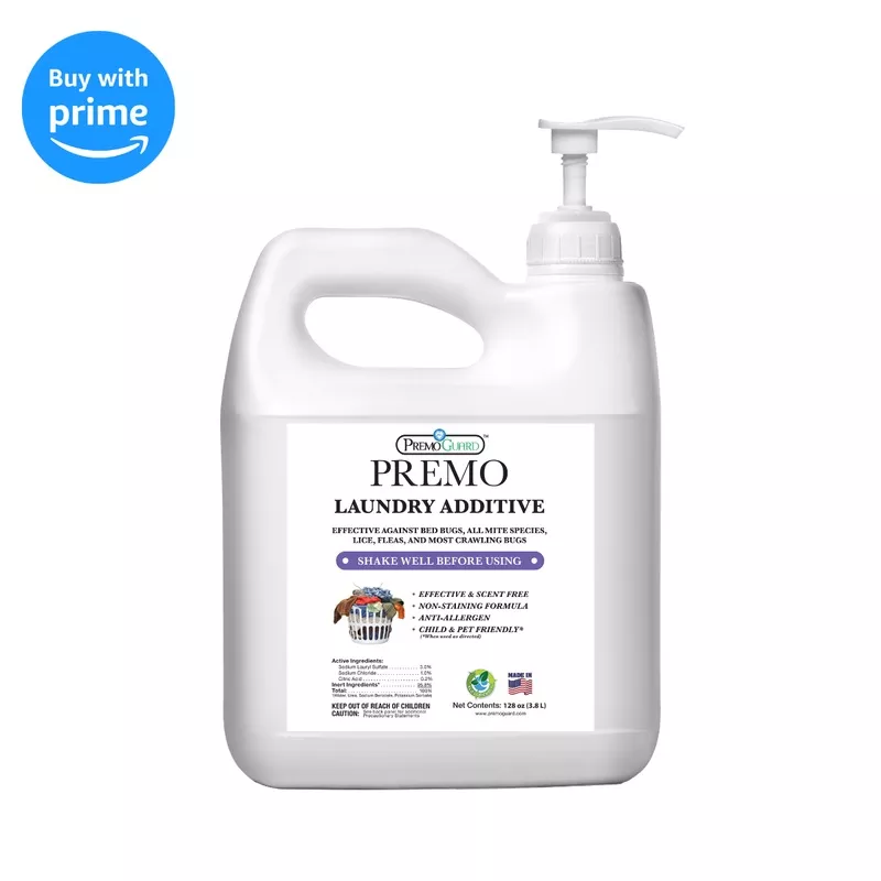 Bed Bug & Mite Laundry Additive 128 oz | Non-Toxic Treatment | Premo Guard