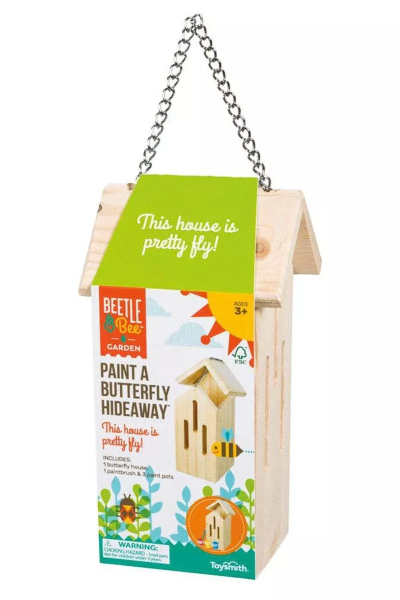 Beetle & Bee Garden Paint A Butterfly Hideaway