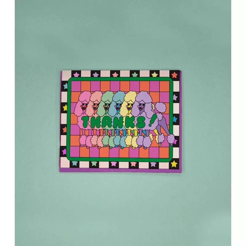 Card – Poodle Thanks