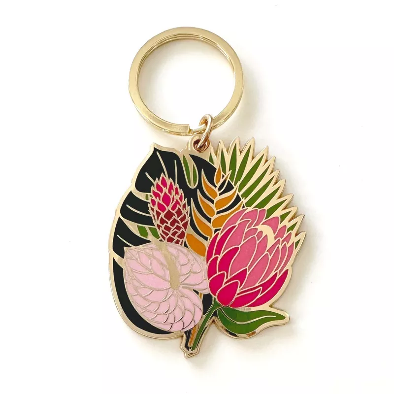 Celeste Tropical Bouquet Keychain