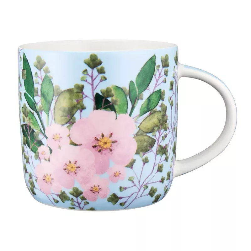 Ceramic Mug Bouquet Blue