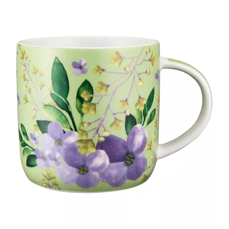 Ceramic Mug Bouquet Green