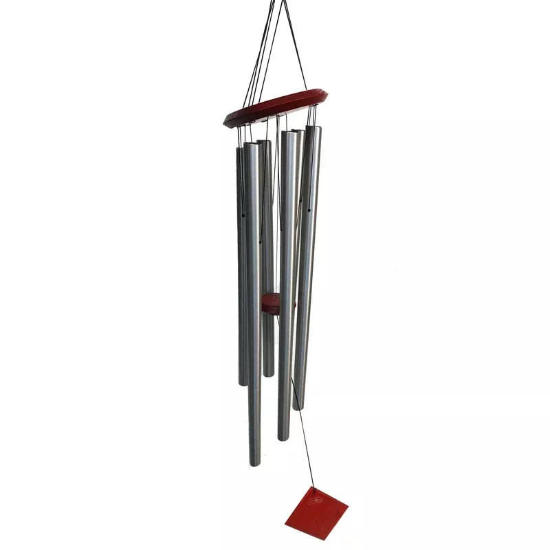 Chimes of Neptune Wind Chime Silver 54in