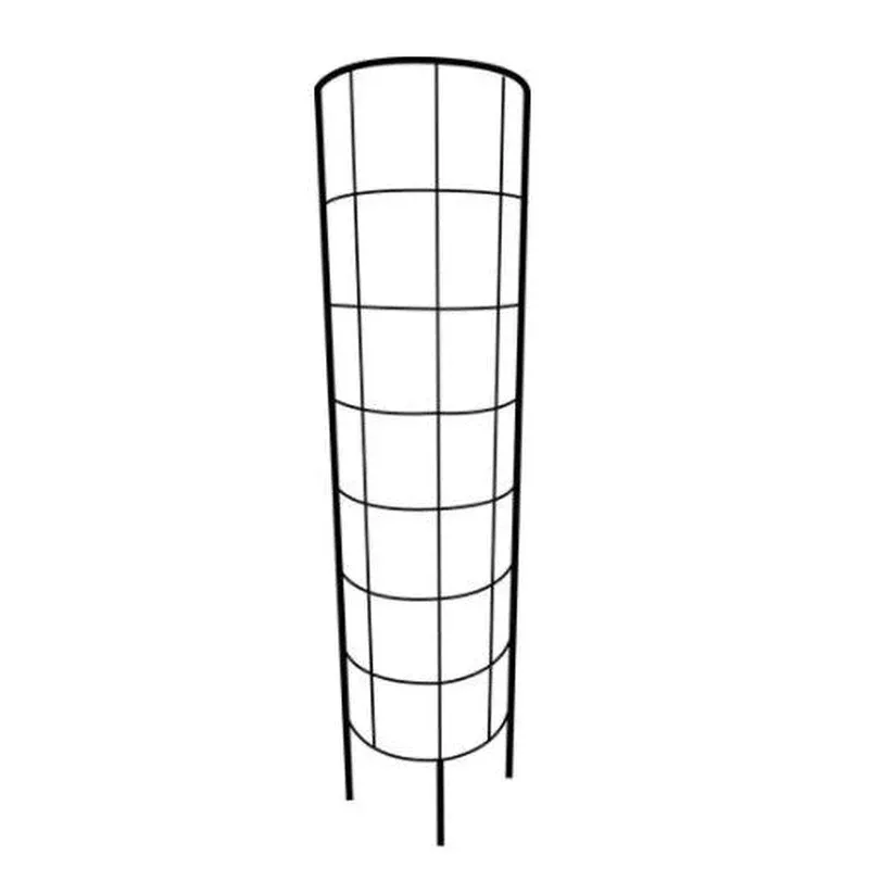 Classic Arch 3D Trellis Black 48in
