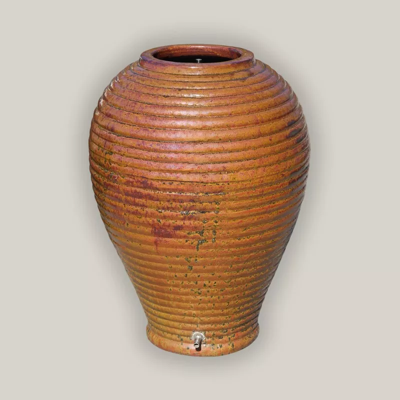 Copper Adobe Jar Fountain Copper