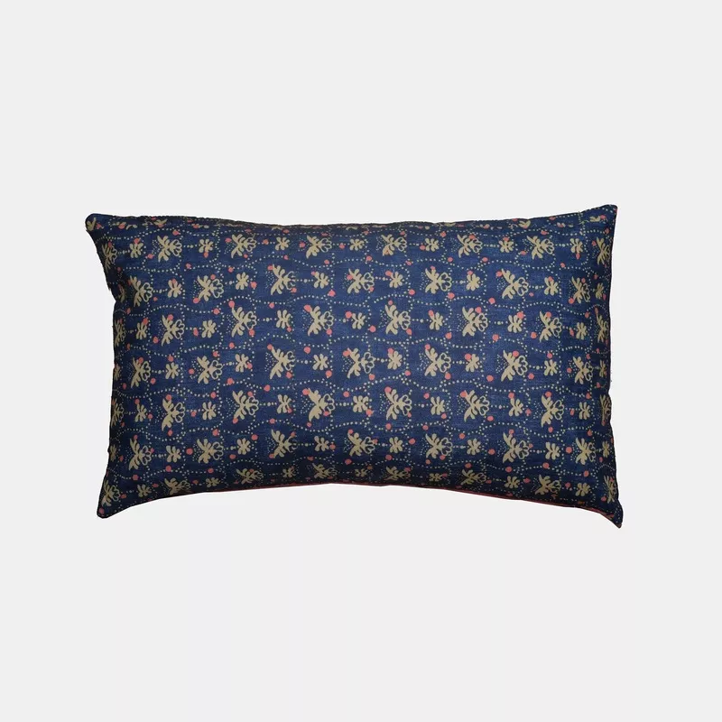 decors-barbares-moujik-indigo-lumbar-pillow Decors Barbares Moujik Indigo Lumbar Pillow