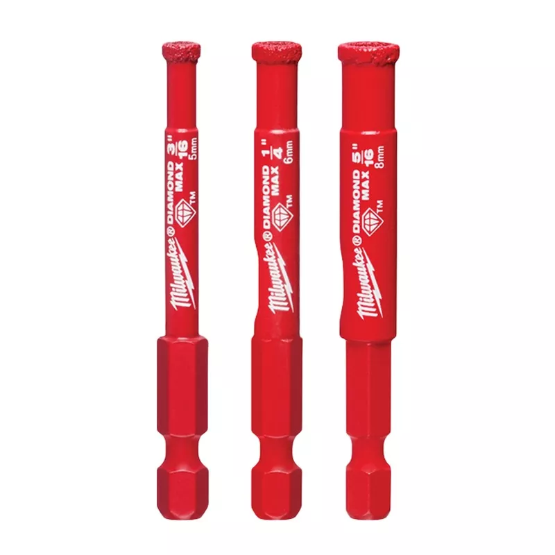 DIAMOND MAX Diamond Grit Hole Saw 3 PC Set