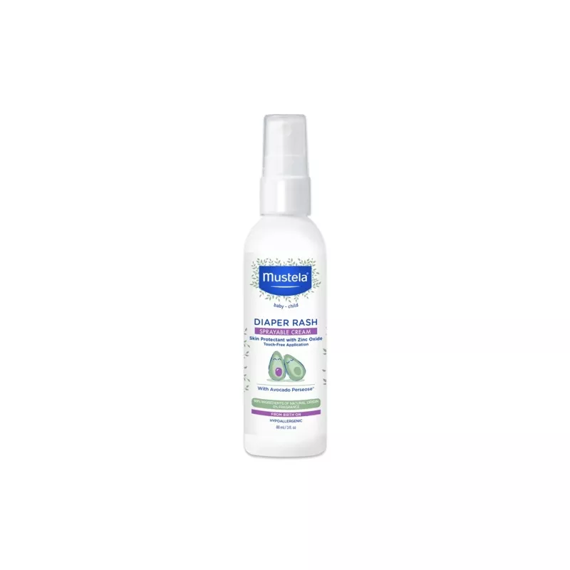 Diaper rash sprayable cream