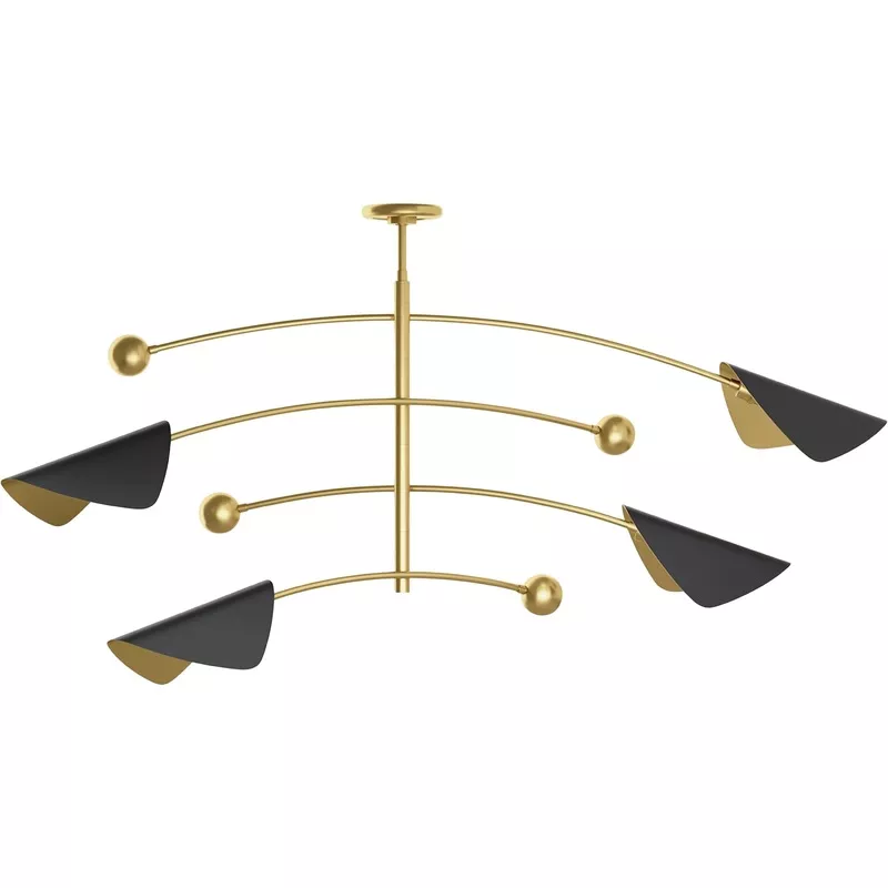 Eclipse Chandelier Black