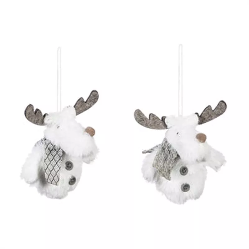 Fabric Moose Ornaments