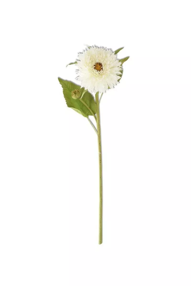 Faux Aster Stem 22″ White