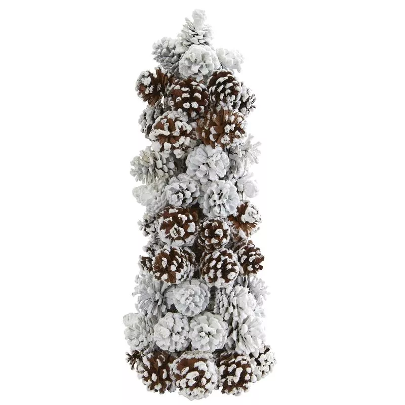 frosted-pine-cone-tree Frosted Pine Cone Tree