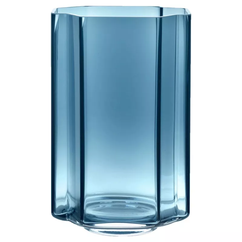 funki-vase-asymmetric-glass-blue Funki Vase – Asymmetric – Glass Blue