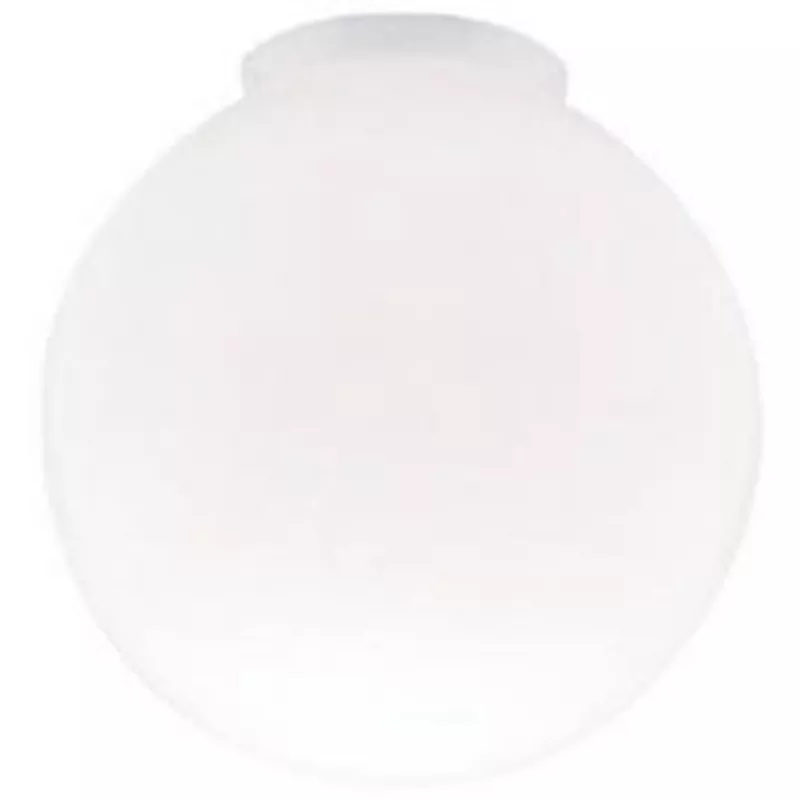 Gloss White Ball Globe, 8-In.