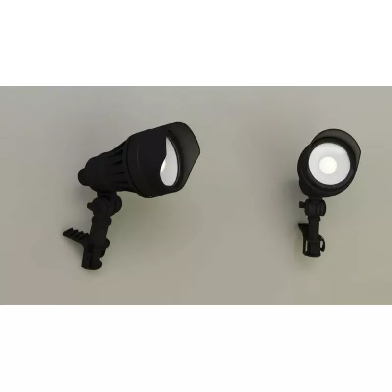 Hampton Bay Millennium Black Adjustable LED Landscape Flood Light (4-Pack)