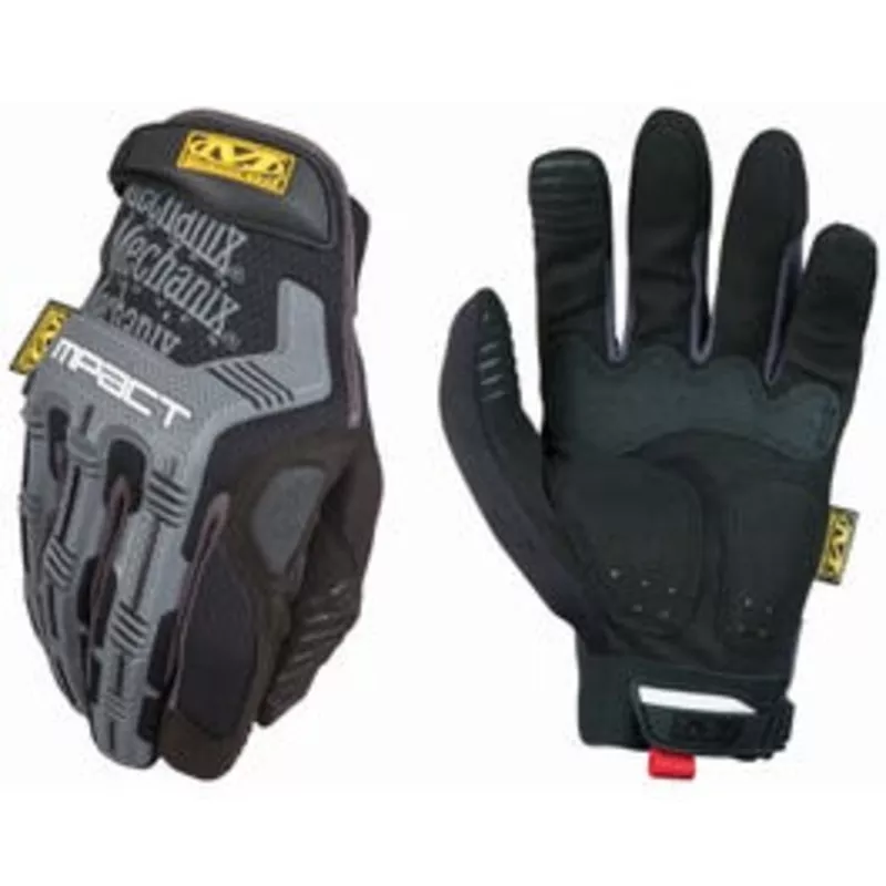 high-performance-work-gloves-m-pact-black-gray-men-s-m High-Performance Work Gloves, M-Pact, Black & Gray, Men’s M