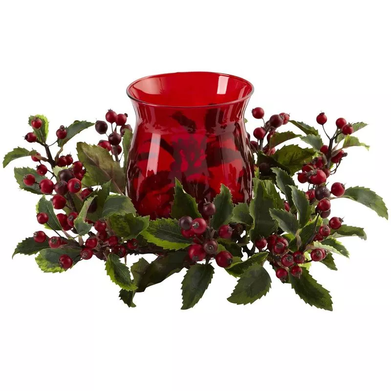 holly-berry-candle-holder Holly Berry Candle Holder