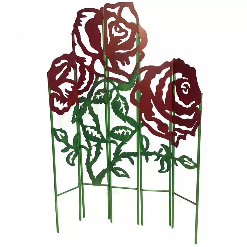 laser-cut-rose-garden-stakes-5-panels Laser Cut Rose Garden Stakes 5 Panels