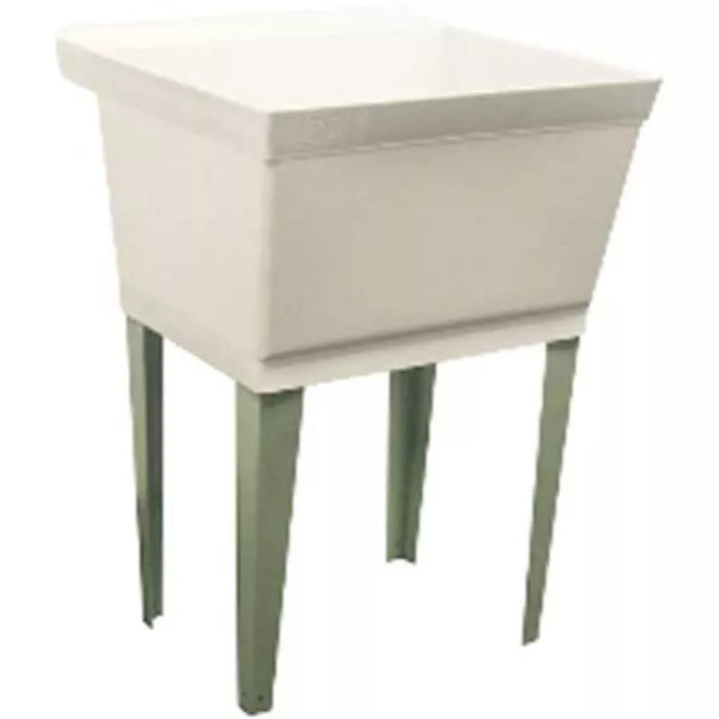 LDR Industries Laundry Tub With Metal Legs