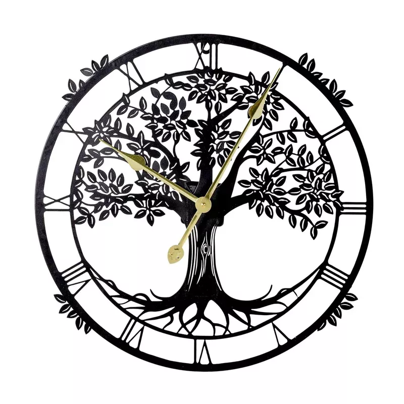metal-outdoor-tree-clock Metal Outdoor Tree Clock