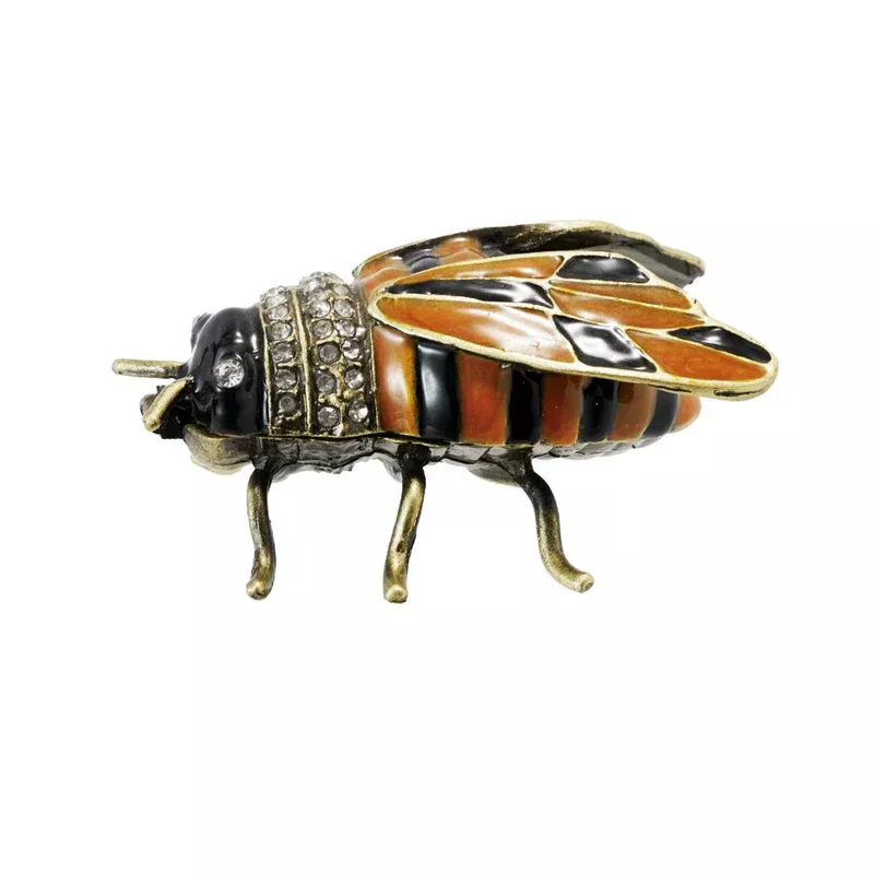 Metal Trinket Box Bee