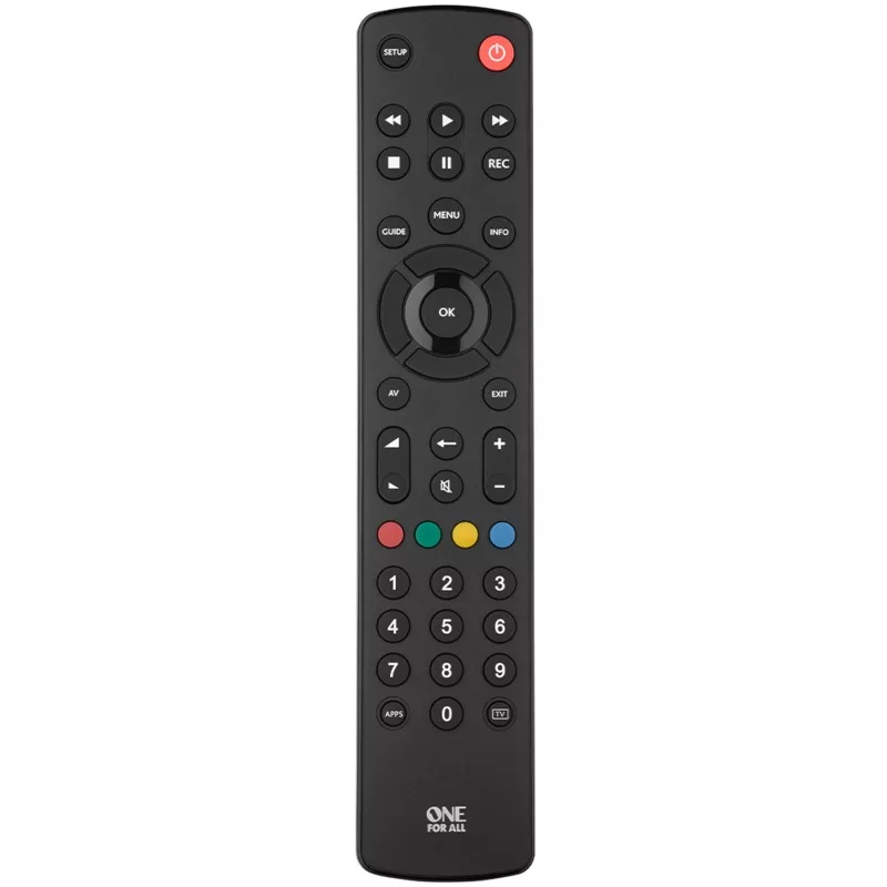 one-all-slimline-contour-replacement-tv-remote One For All Slimline Contour Replacement TV Remote