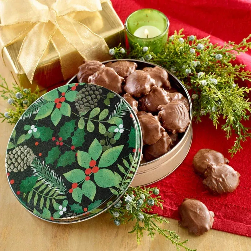 Pecan Supremes in Holiday Tin
