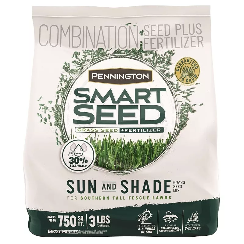 pennington-smart-seed-100543722-grass-seed-fertilizer-mix-3-lb-bag Pennington SMART SEED 100543722 Grass Seed and Fertilizer Mix, 3 lb Bag