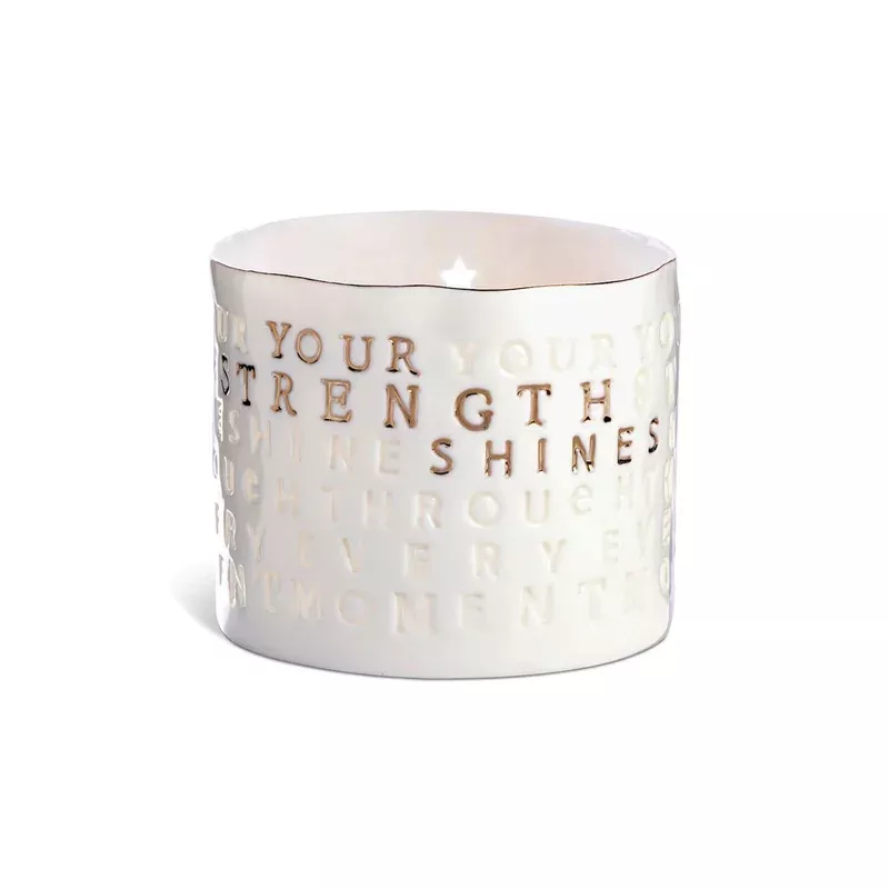 Porcelain Tea Light Holder Strength