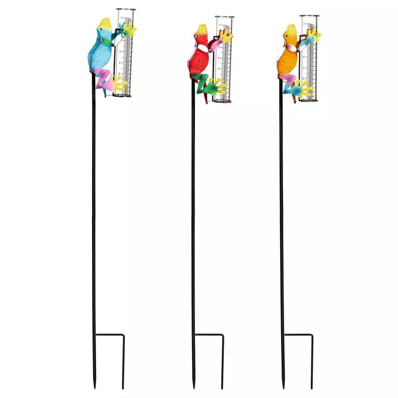 rain-gauge-stake-frog-3-assorted Rain Gauge Stake Frog 3 Assorted