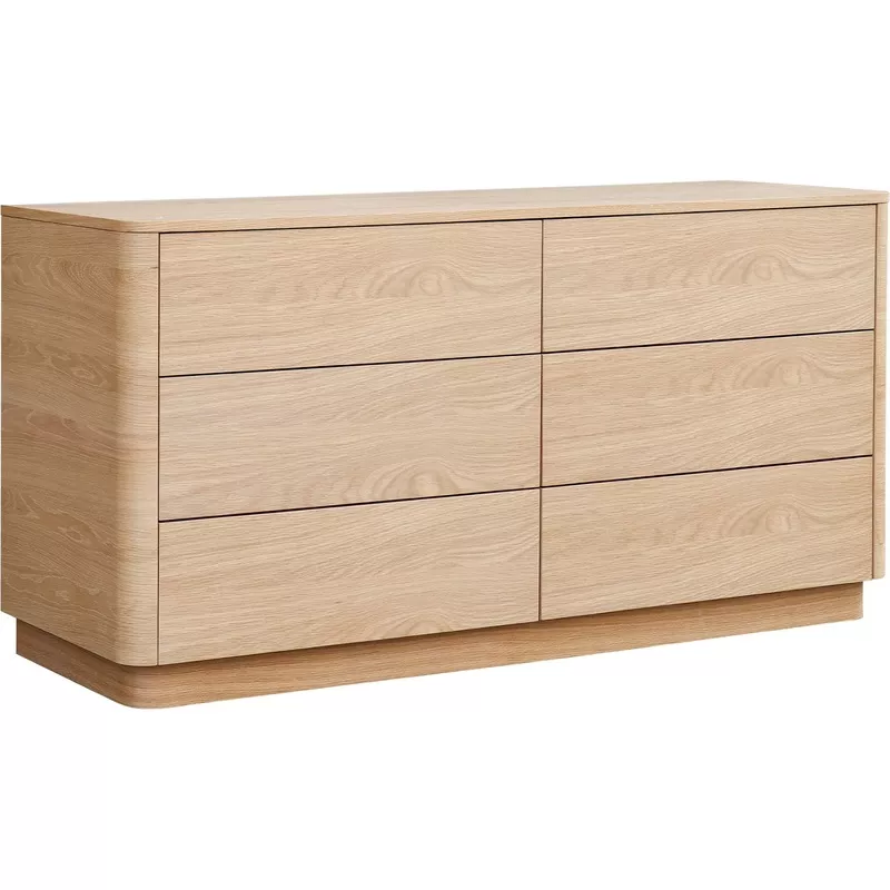 Round Off Dresser Oak