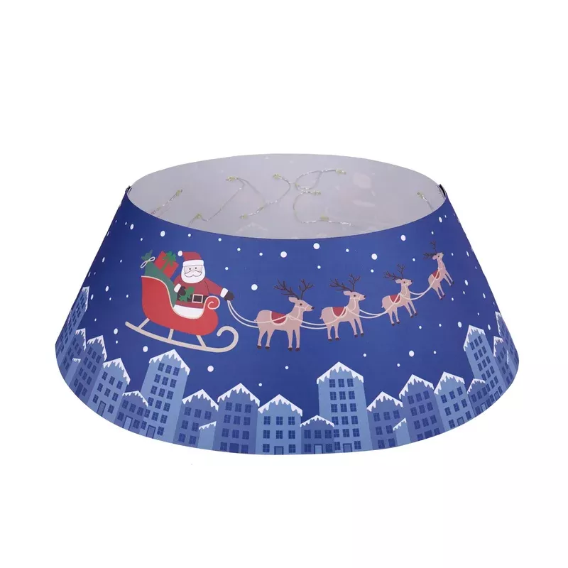santa-s-sleigh-led-fabric-tree-collar-25in-dia Santa’s Sleigh LED Fabric Tree Collar 25in dia.