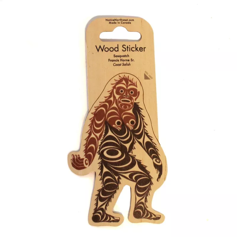 sasquatch-wood-sticker Sasquatch Wood Sticker