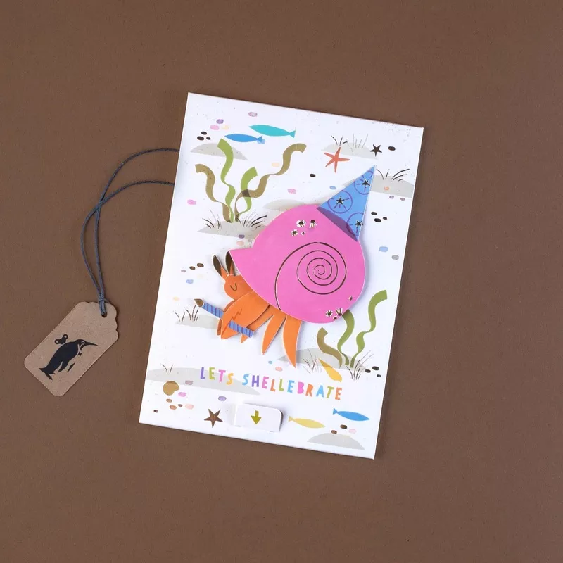 shell-e-brate-pull-tab-greeting-card Shell-e-brate Pull-Tab Greeting Card