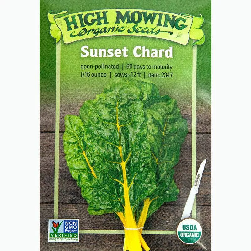 Sunset Chard Seeds (Organic)