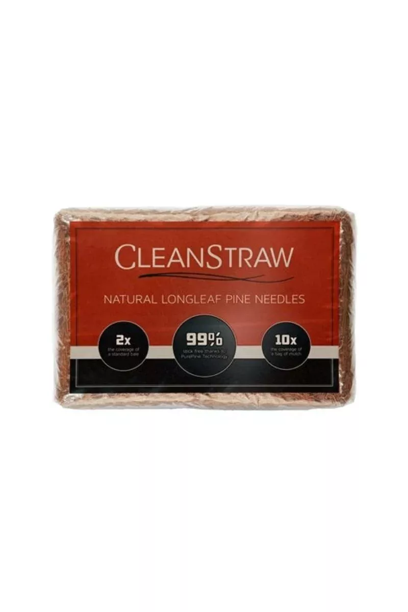 Swift Straw Clean Pine Straw Bale 100 sq ft